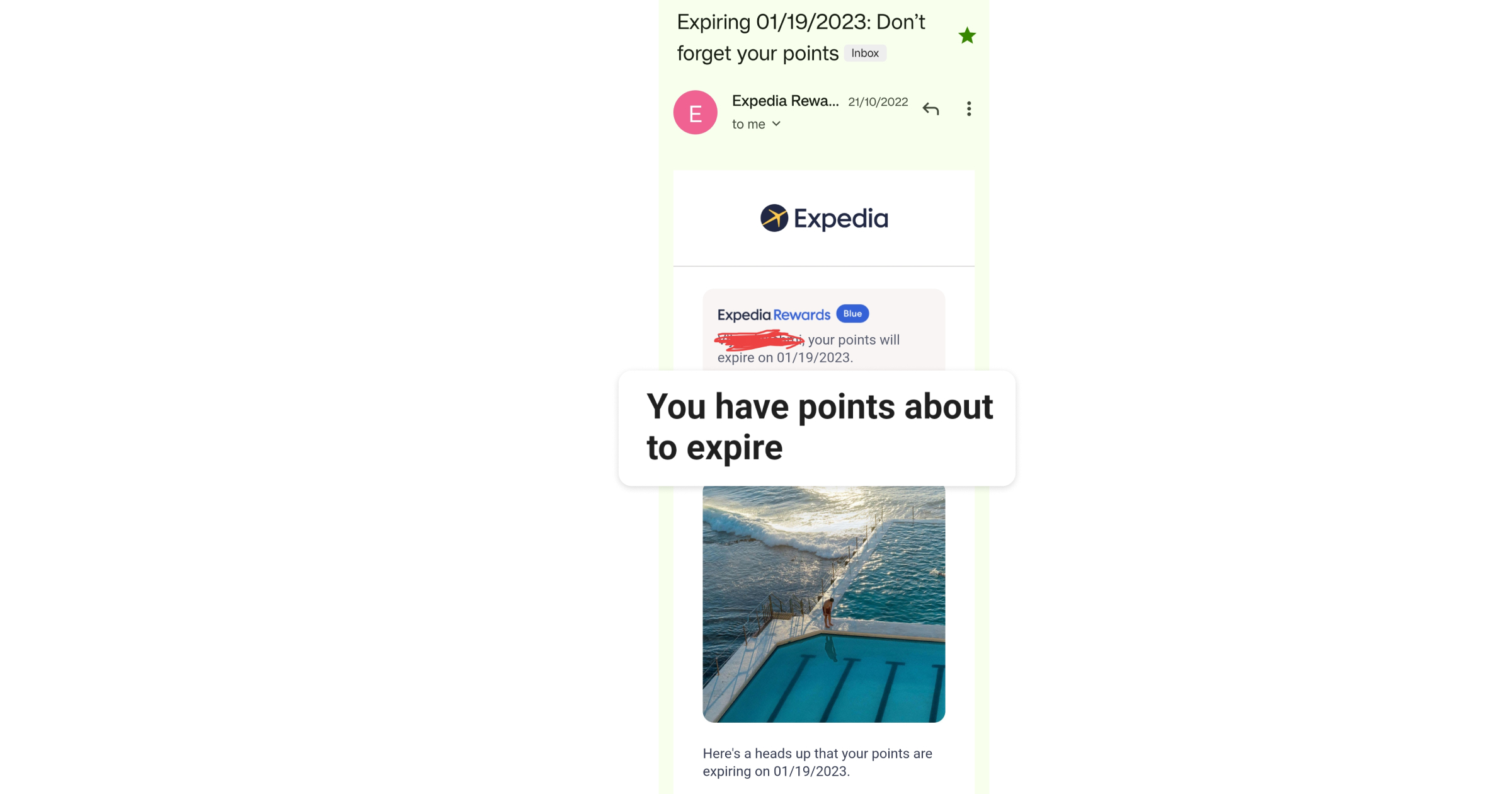 Expedia's persuasive and engaging email subject lines