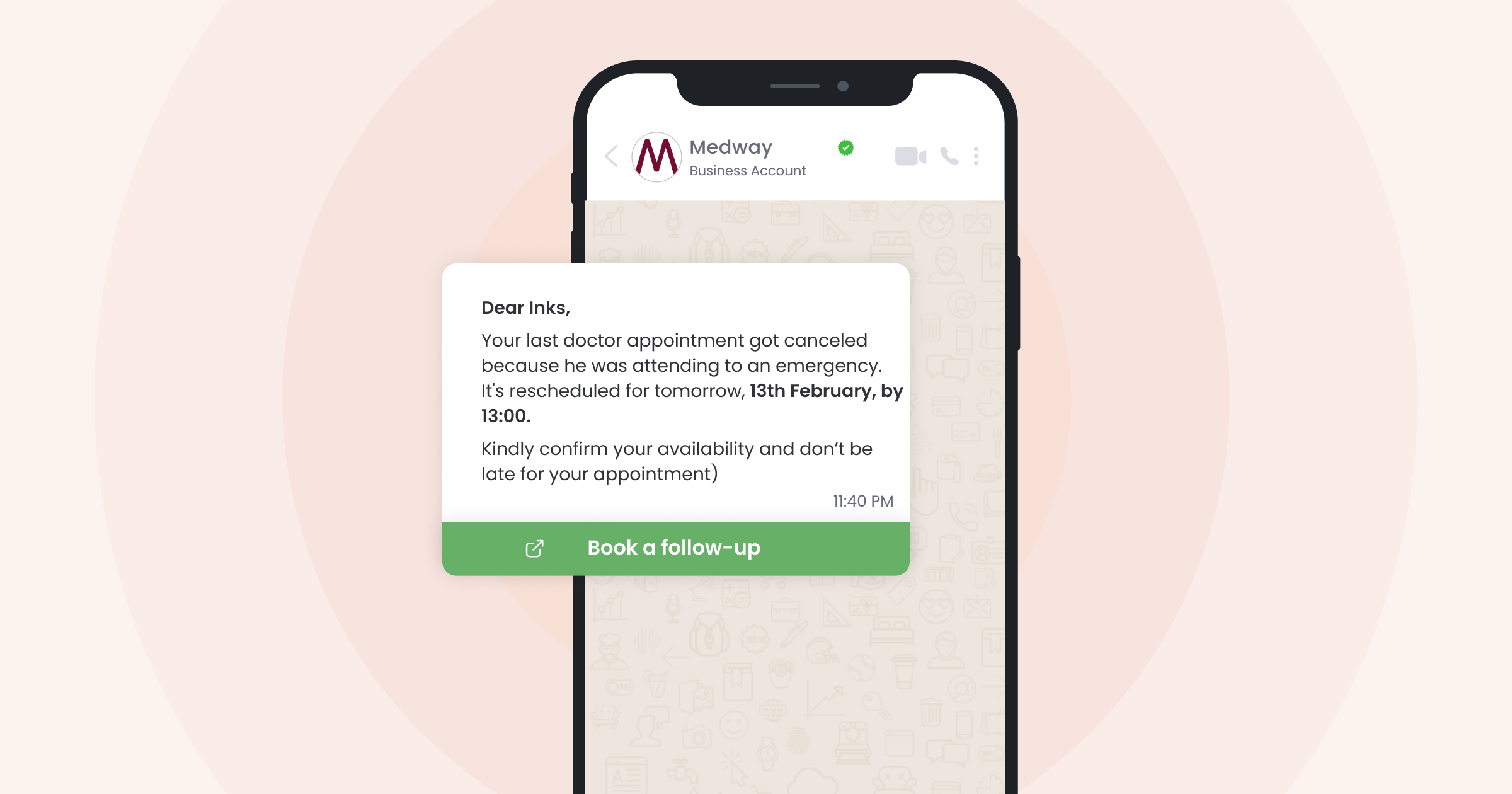 WhatsApp pop-up
