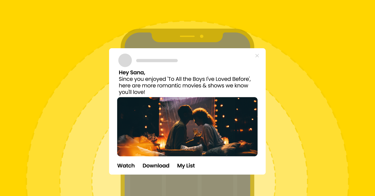 In-app content campaigns